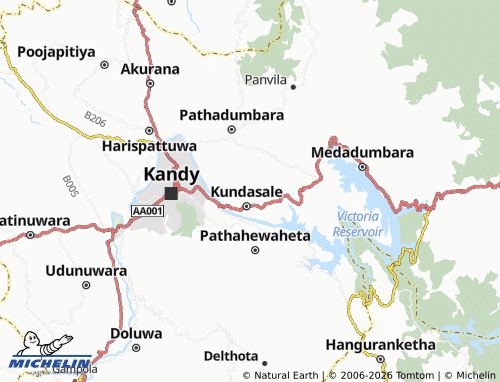 Mappa MICHELIN Mahawatta East - ViaMichelin