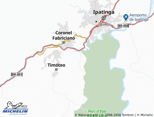 MICHELIN Distrito Industrial Limoeiro map - ViaMichelin