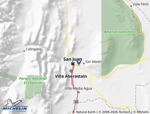 MICHELIN Albardón map - ViaMichelin