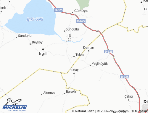 Mappa MICHELIN Tekke - ViaMichelin
