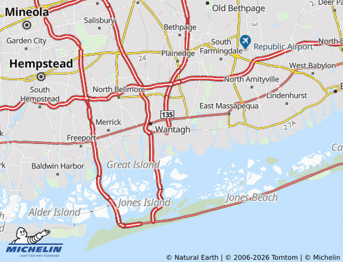 Mapa MICHELIN Seaford - ViaMichelin