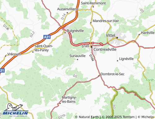 MICHELIN-Landkarte Suriauville - ViaMichelin