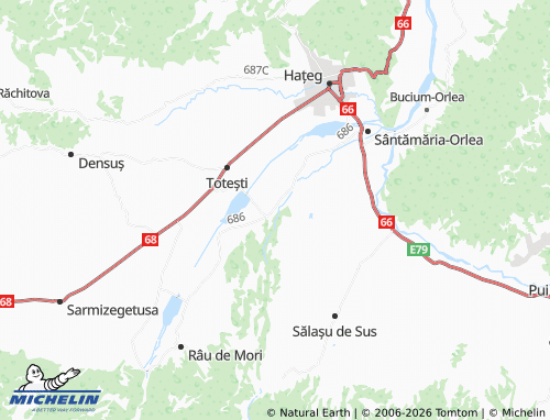 Mappa MICHELIN Sânpetru - ViaMichelin
