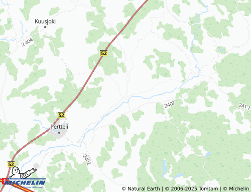 MICHELIN Vähä-Hiisi map - ViaMichelin