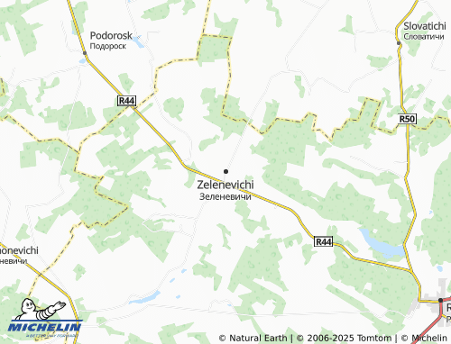 Kaart MICHELIN Zelenevichi - ViaMichelin