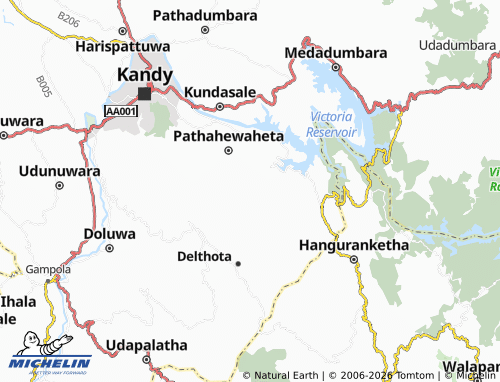 Mappa MICHELIN Godamunna East - ViaMichelin