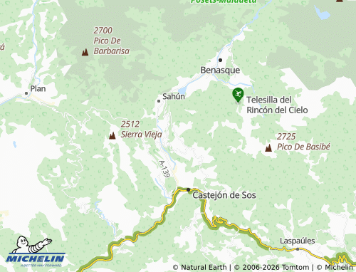 Carte MICHELIN Eresué - ViaMichelin