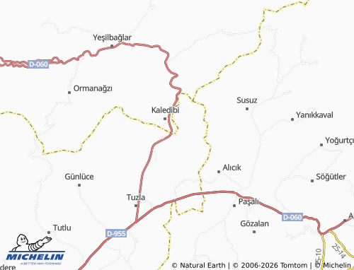 MICHELIN Toklu map - ViaMichelin