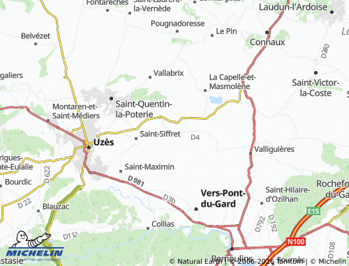 MICHELIN Flaux map - ViaMichelin