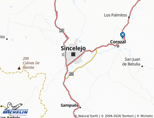 Mapa MICHELIN La Campiña - ViaMichelin
