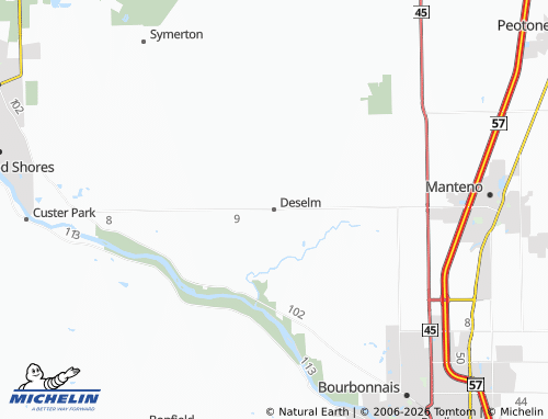 Mapa MICHELIN Deselm - ViaMichelin