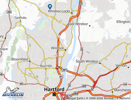 Carte MICHELIN Windsor - ViaMichelin