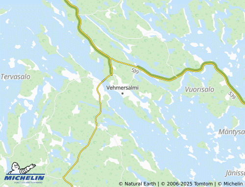 Mapa MICHELIN Vehmersalmi - ViaMichelin