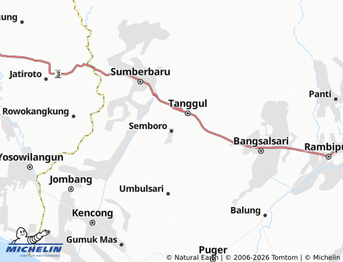 Mappa MICHELIN Semboro - ViaMichelin