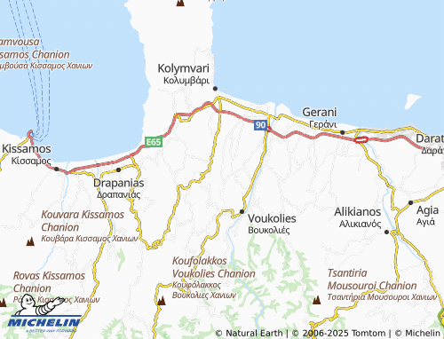 Carte MICHELIN Loukoumicheliana - ViaMichelin