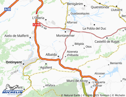 MICHELIN El Palomar map - ViaMichelin
