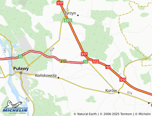 MICHELIN Sielce map - ViaMichelin