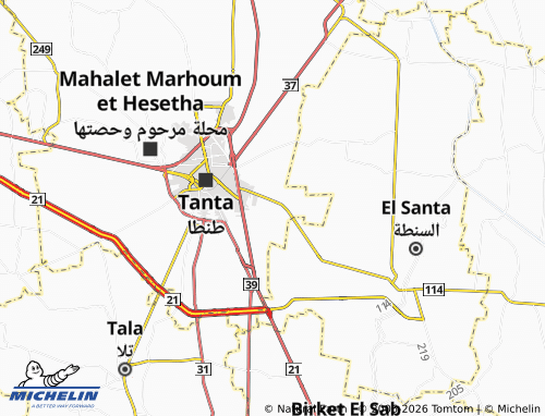 Mapa MICHELIN Kafr Sabtas - ViaMichelin