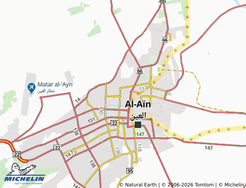 MICHELIN Al Nudood map - ViaMichelin