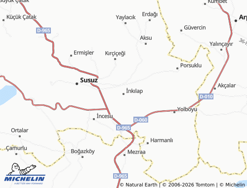 Mapa MICHELIN İnkılap - ViaMichelin