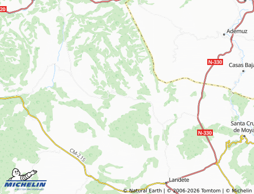 MICHELIN Casas de Garcimolina map - ViaMichelin