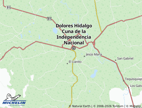 Mapa MICHELIN Lomas del Sur - ViaMichelin