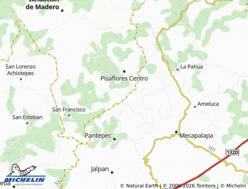 Mapa MICHELIN Tepetate - ViaMichelin