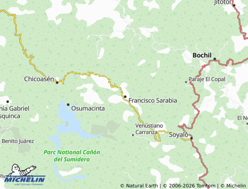 Mappa MICHELIN Tierra Blanca - ViaMichelin
