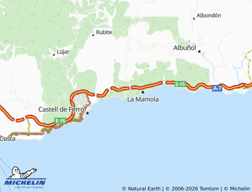 Mappa MICHELIN Castillo de Baños - ViaMichelin