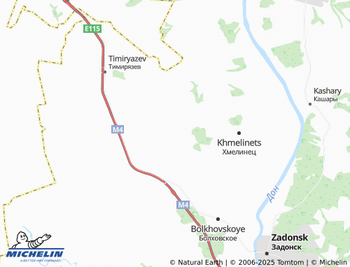 MICHELIN Livenskaya map - ViaMichelin