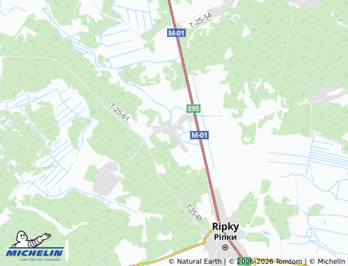 Mappa MICHELIN Pylypcha - ViaMichelin