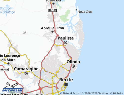 Mapa MICHELIN Torres Galvão - ViaMichelin