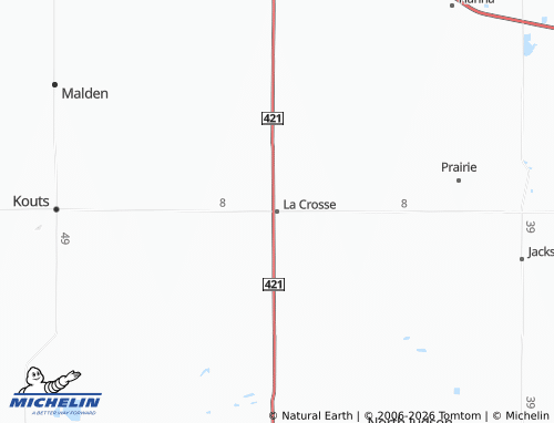 Mappa MICHELIN La Crosse - ViaMichelin