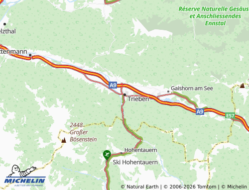 Mapa MICHELIN Trieben - ViaMichelin