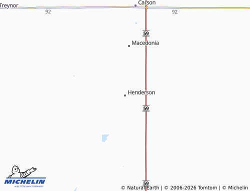 Mappa MICHELIN Henderson - ViaMichelin
