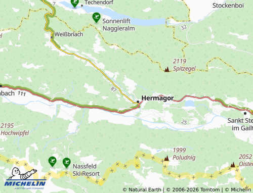 MICHELIN Untermöschach map - ViaMichelin