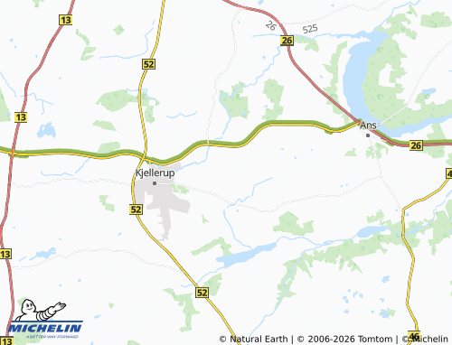 Mapa MICHELIN Hindbjerg - ViaMichelin