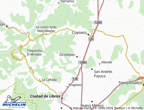 Mappa MICHELIN Guadalupe Victoria - ViaMichelin