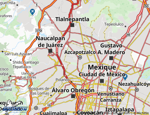 Mapa MICHELIN Ampliación Petrolera - ViaMichelin