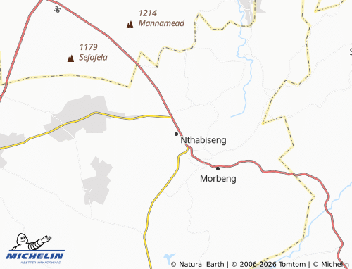 MICHELIN-Landkarte Nthabiseng - ViaMichelin