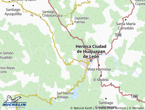 MICHELIN-Landkarte Pedregal Acatlima - ViaMichelin