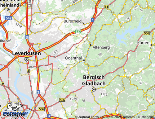 MICHELIN Osenau map - ViaMichelin