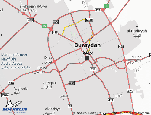 MICHELIN-Landkarte al-Qawee' - ViaMichelin