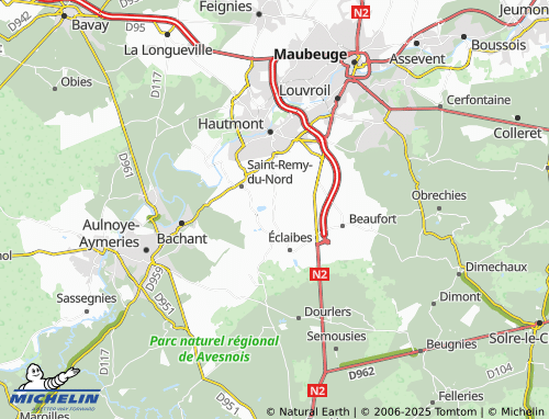 Mapa MICHELIN Fontaine - ViaMichelin
