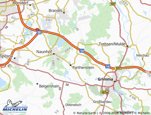 MICHELIN Klinga map - ViaMichelin