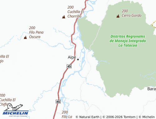 Mappa MICHELIN Aipe - ViaMichelin