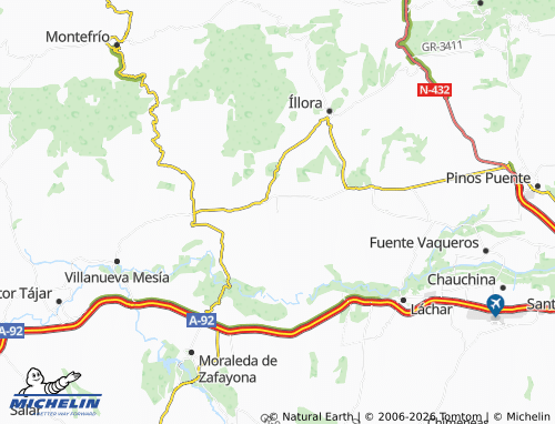 MICHELIN-Landkarte La Loma - ViaMichelin