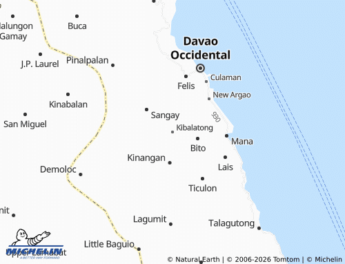 MICHELIN Kibalatong map - ViaMichelin