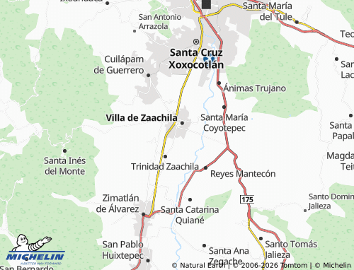 MICHELIN San Jacinto map - ViaMichelin