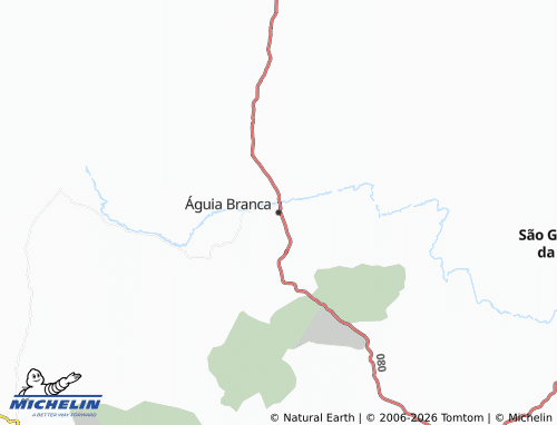 Mapa MICHELIN Águia Branca - ViaMichelin
